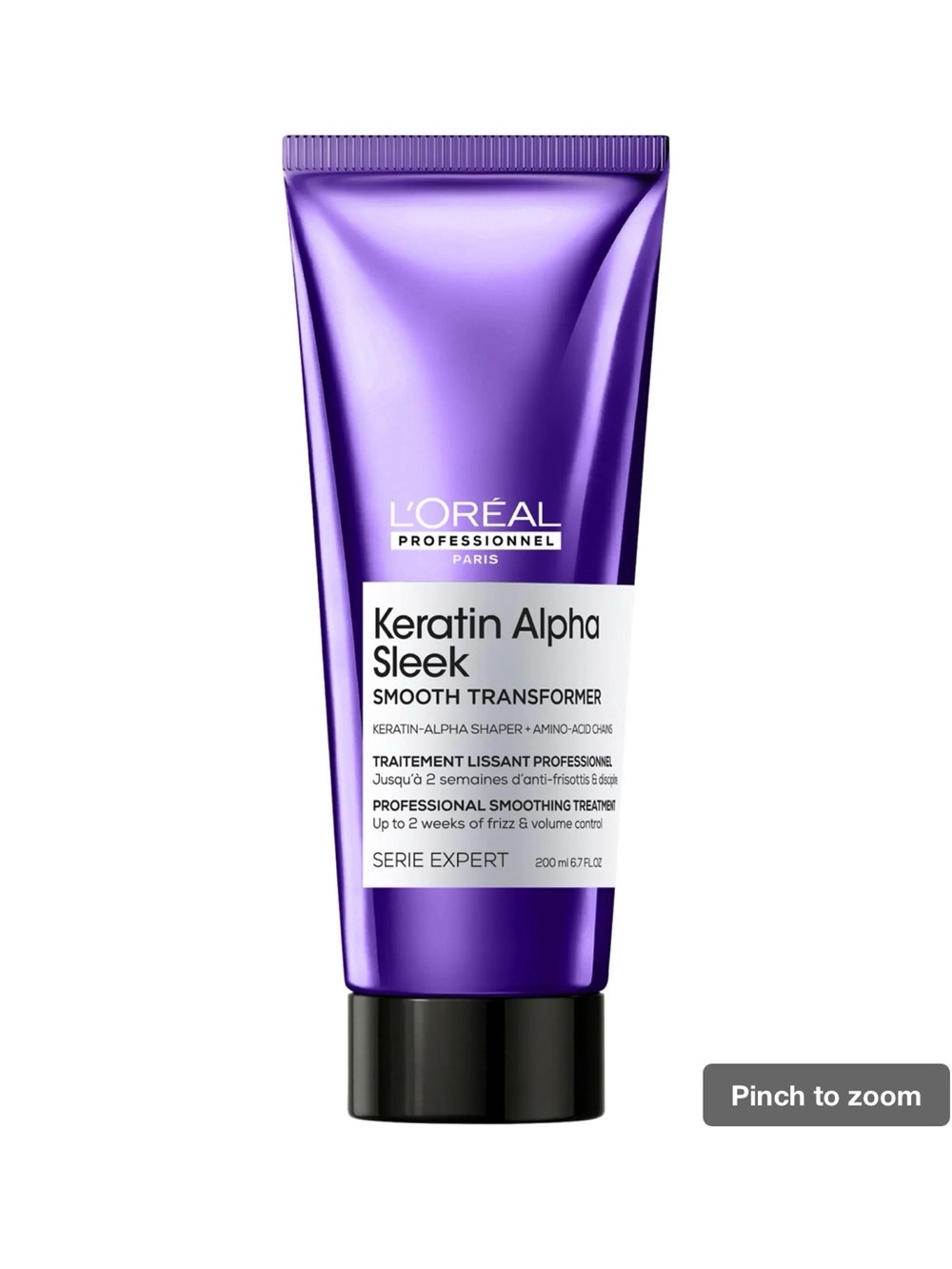L'Oreal Keratin Alpha Sleek Smooth Transformer - Purple